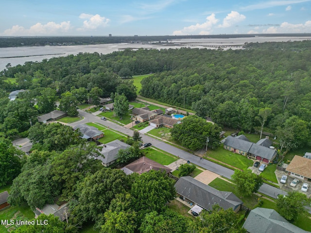 730 Holly Hills Dr, Biloxi, MS 39532 - aerial view of property's location with a nearby body of water and nearby suburban area
