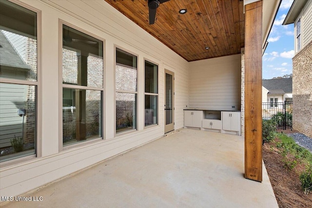 113 Water St, Madison, MS 39110 - view of patio featuring fence