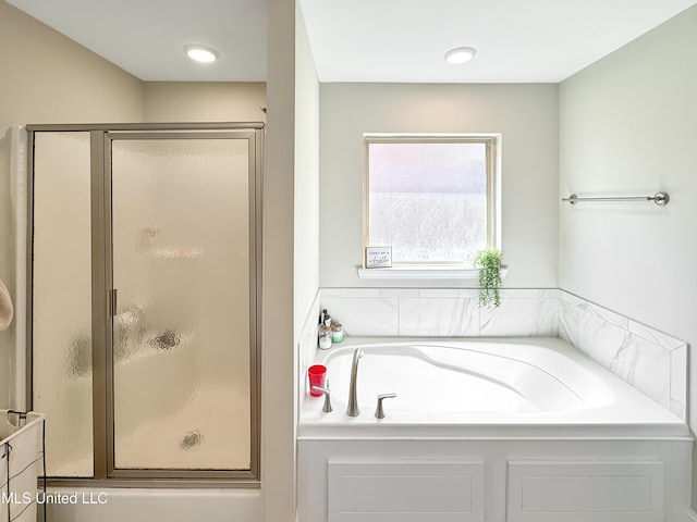 708 Silver Bnd, Pearl, MS 39208 - full bathroom with a shower stall and a bath