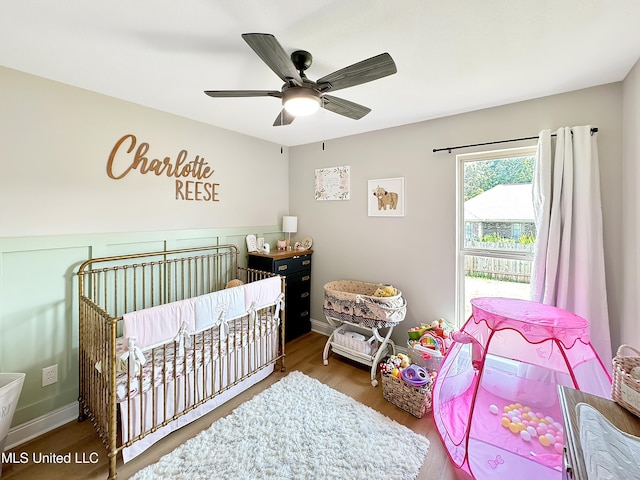 708 Silver Bnd, Pearl, MS 39208 - bedroom featuring wood finished floors and a ceiling fan