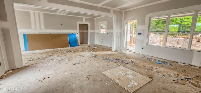 view of unfurnished living room