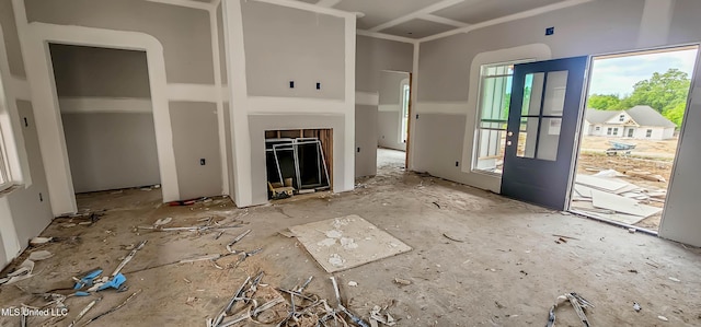 view of unfurnished living room