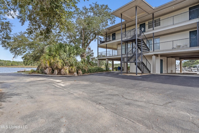 view of property featuring a water view