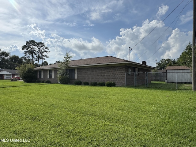 15708 Orleans Dr, Biloxi, MS 39532 - rear view of property with brick siding