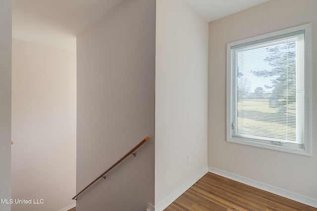 interior space featuring hardwood / wood-style flooring