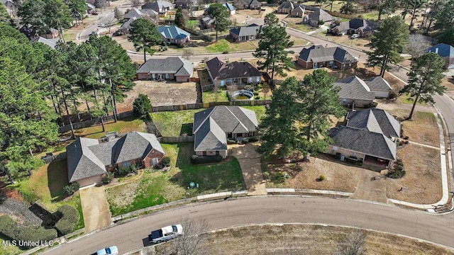 drone / aerial view featuring a residential view