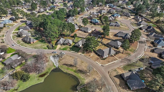 drone / aerial view featuring a residential view