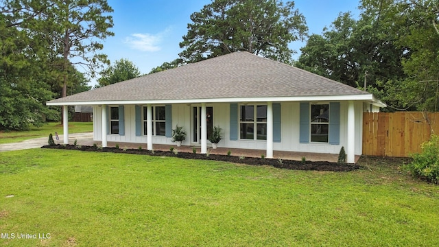 611 E E Lakeshore Dr, Carriere, MS 39426 - view of front facade with roof with shingles, covered porch, and board and batten siding