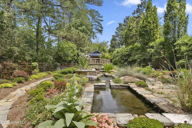 view of yard with a gazebo