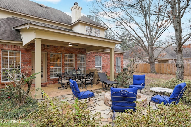 view of patio