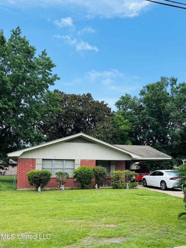 360 Spratley Ave, Biloxi, MS 39531 - ranch-style house with a carport and brick siding