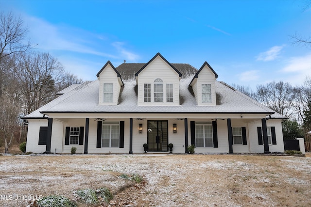 view of front of house featuring a porch