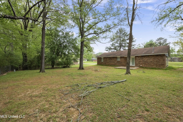 view of yard