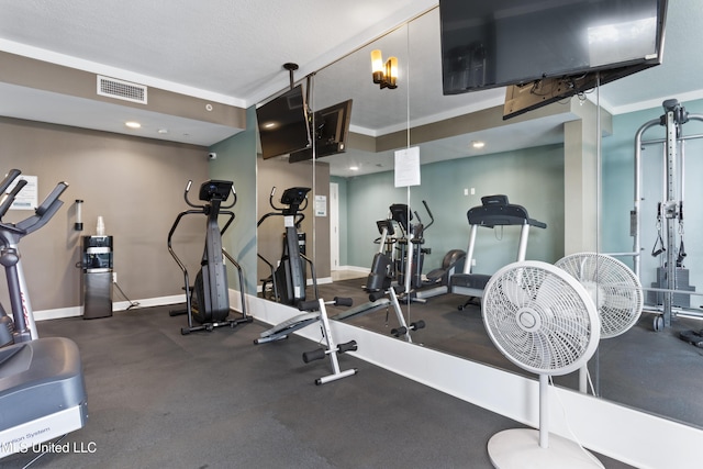 2060 Beach Blvd Unit 102, Biloxi, MS 39531 - exercise room featuring recessed lighting