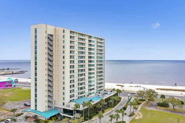2060 Beach Blvd Unit 102, Biloxi, MS 39531 - view of apartment building / complex with a water view