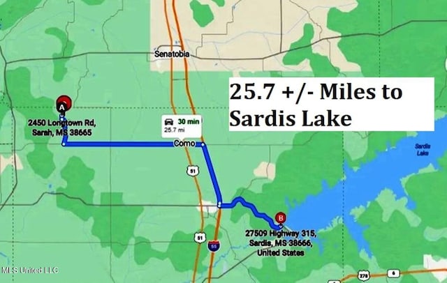 2450 Longtown Rd, Sarah, MS 38665