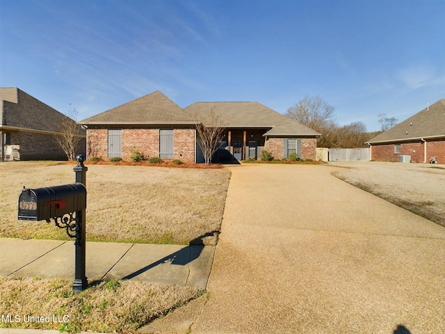 view of ranch-style home