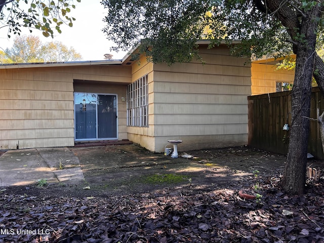 view of rear view of property