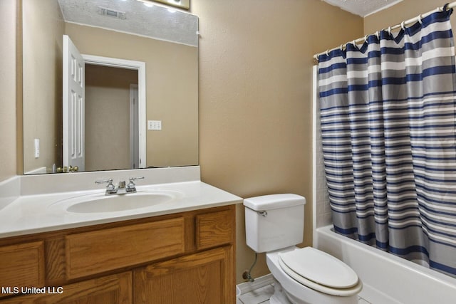 19639 Laterre Dr, Kiln, MS 39556 - bathroom with vanity and shower / bath combo with shower curtain