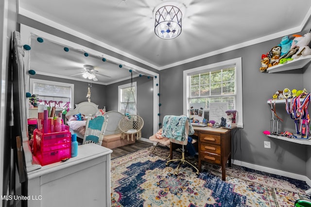 2207 Gregory Blvd, Gulfport, MS 39507 - bedroom featuring ornamental molding and baseboards