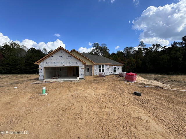 view of property under construction