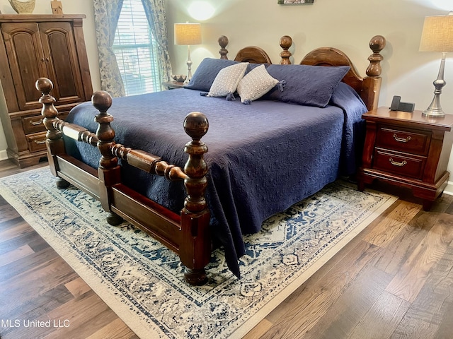 1024 Riverchase N Dr, Brandon, MS 39047 - bedroom with wood finished floors