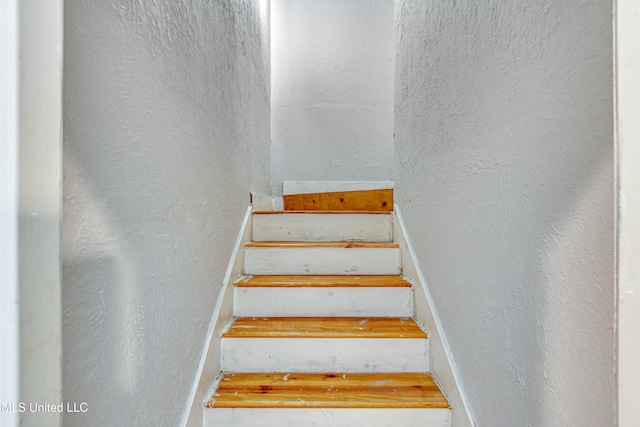 view of stairs