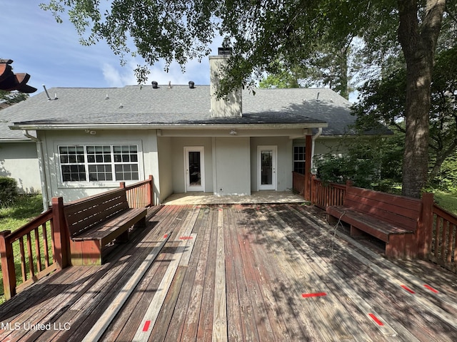 314 Fox Holw, Canton, MS 39046 - view of wooden deck