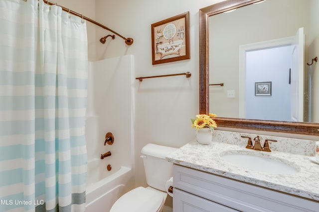 3936 David Ln, Diberville, MS 39540 - bathroom featuring vanity, toilet, and shower / bath combo