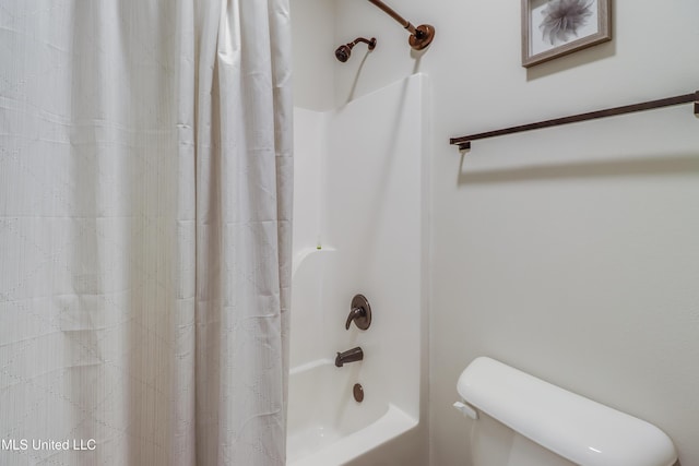 3936 David Ln, Diberville, MS 39540 - bathroom with shower / bath combo and toilet