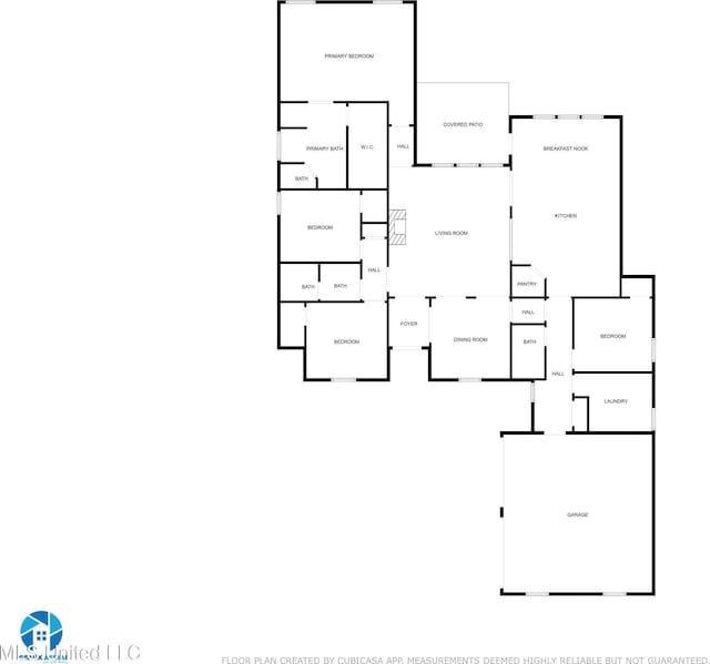3936 David Ln, Diberville, MS 39540 - property floor plan