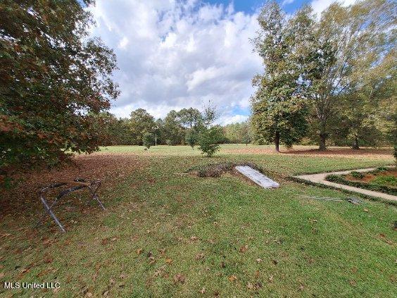 view of yard featuring a rural view