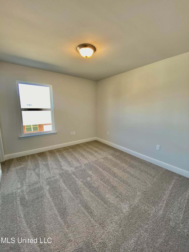 empty room featuring carpet