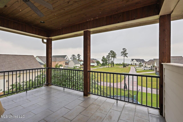 233 Arbor Trl, Brandon, MS 39047 - view of patio / terrace featuring a residential view and a balcony