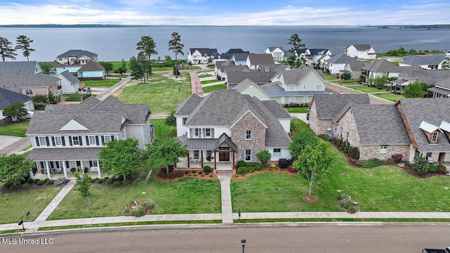233 Arbor Trl, Brandon, MS 39047 - drone / aerial view with a water view and a residential view