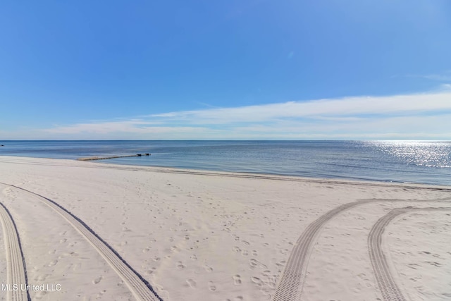 water view with a beach view