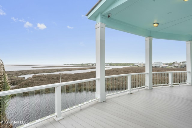 141 Janelle Dr, Bay Saint Louis, MS 39520 - deck featuring a water view