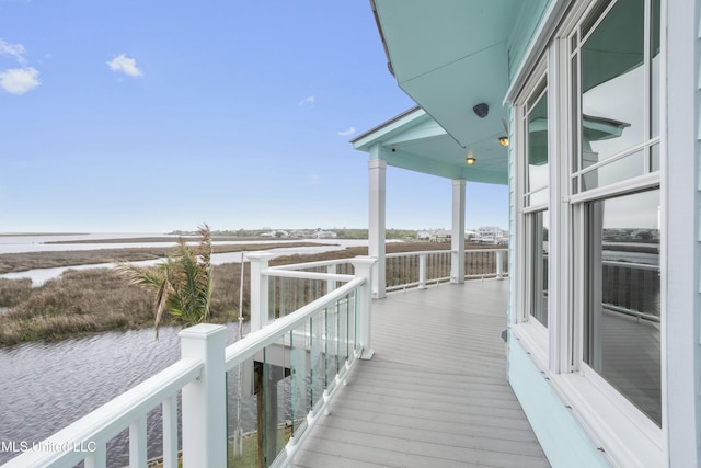 141 Janelle Dr, Bay Saint Louis, MS 39520 - balcony featuring a water view