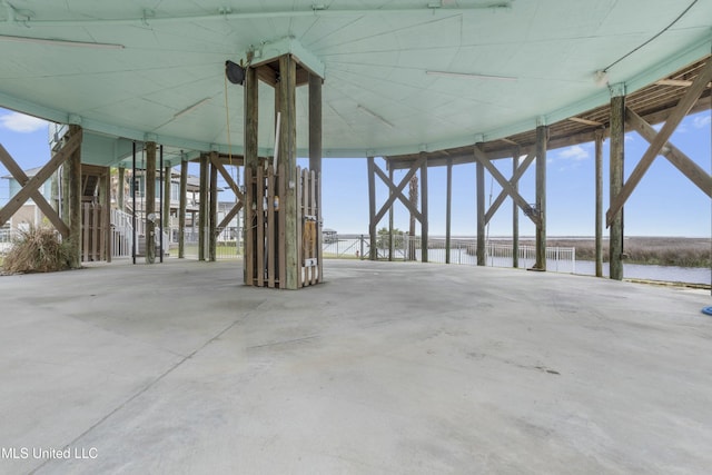 141 Janelle Dr, Bay Saint Louis, MS 39520 - view of patio / terrace with a water view