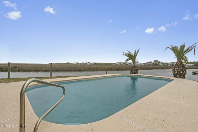 141 Janelle Dr, Bay Saint Louis, MS 39520 - swimming pool featuring a water view