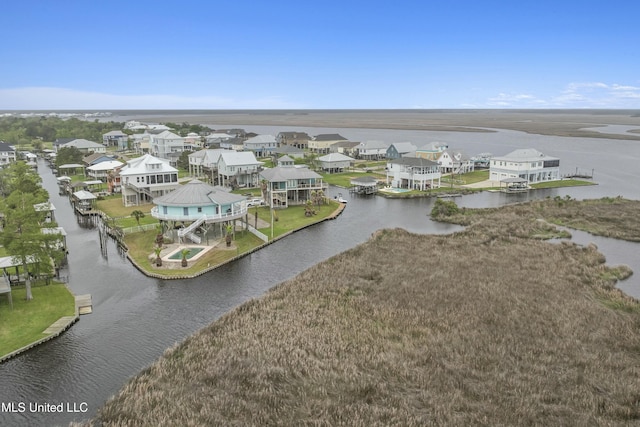 141 Janelle Dr, Bay Saint Louis, MS 39520 - aerial view of residential area with a large body of water