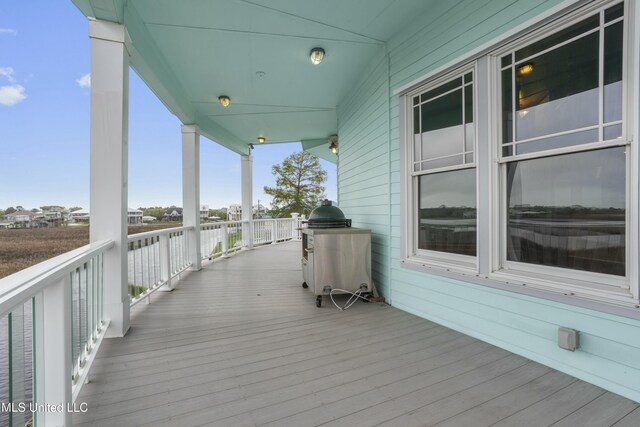 141 Janelle Dr, Bay Saint Louis, MS 39520 - wooden deck featuring a water view