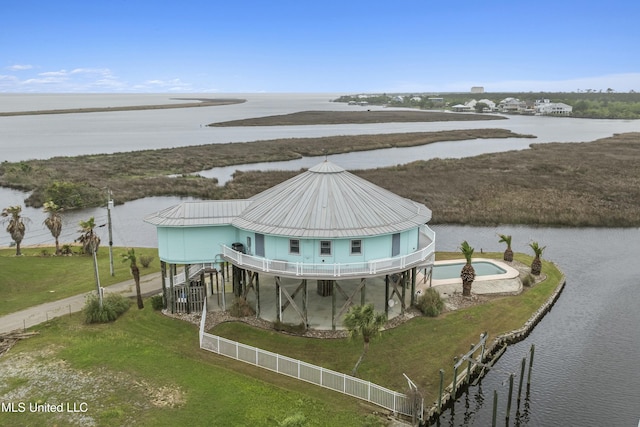 141 Janelle Dr, Bay Saint Louis, MS 39520 - aerial view of property and surrounding area featuring a nearby body of water