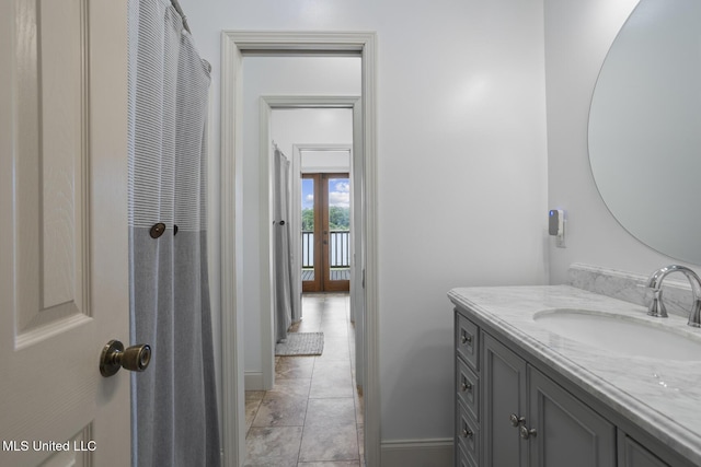 130 Pine Lake Cv, Flora, MS 39071 - bathroom with baseboards and vanity