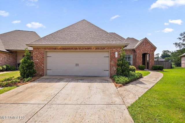 102 Hampton Chase, Madison, MS 39110 - view of front of property with roof with shingles, brick siding, a garage, and concrete driveway
