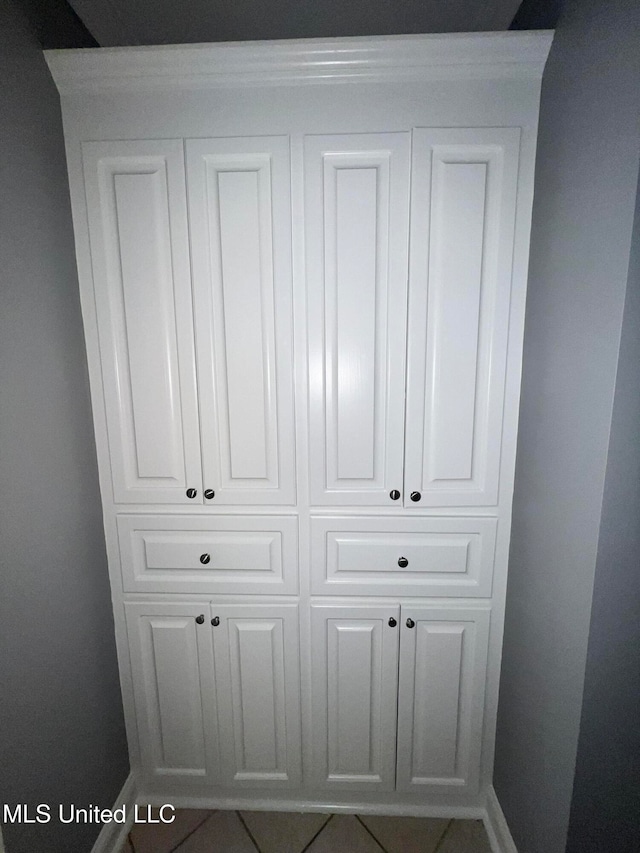 view of closet