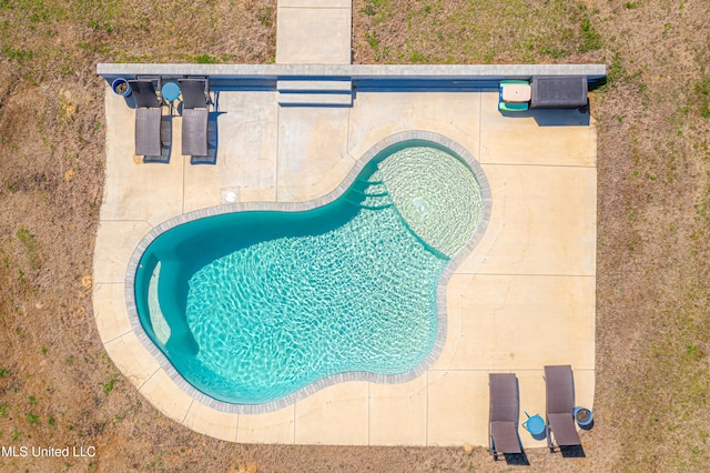 view of pool