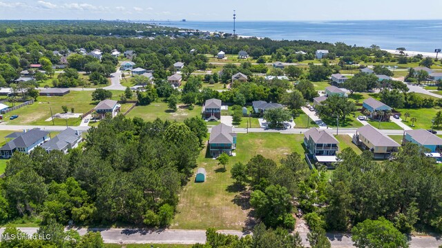 209 White Harbor Rd, Long Beach, MS 39560 - birds eye view of property featuring a water view and a residential view