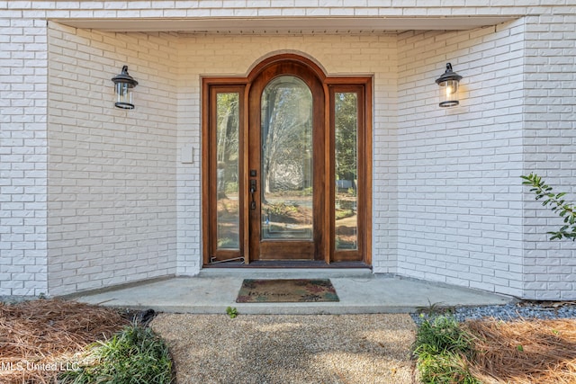 view of entrance to property