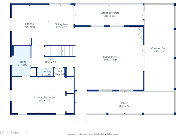 112 Dogwood Ln, Pass Christian, MS 39571 - floor plan / room layout